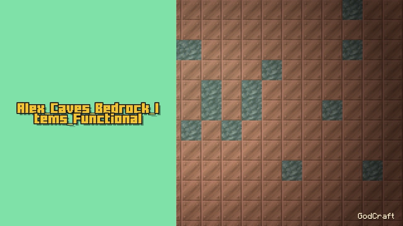 Alex_Caves_Bedrock_Items_Functional