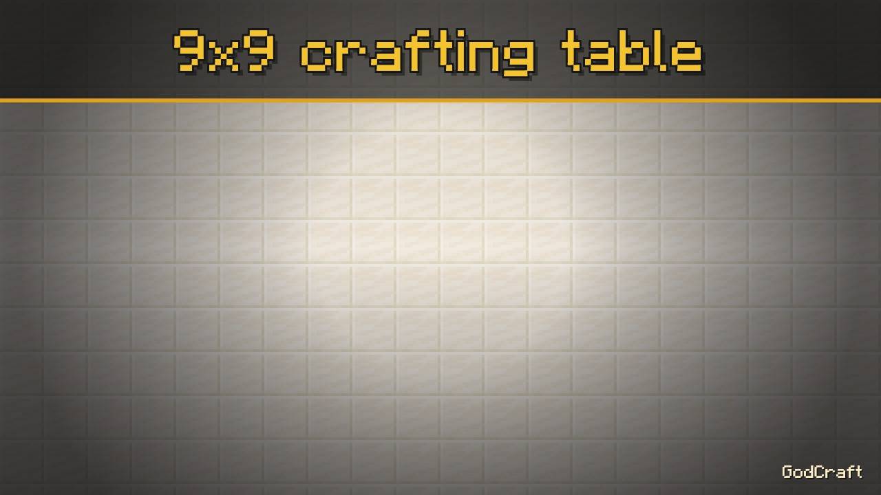 9x9 crafting table