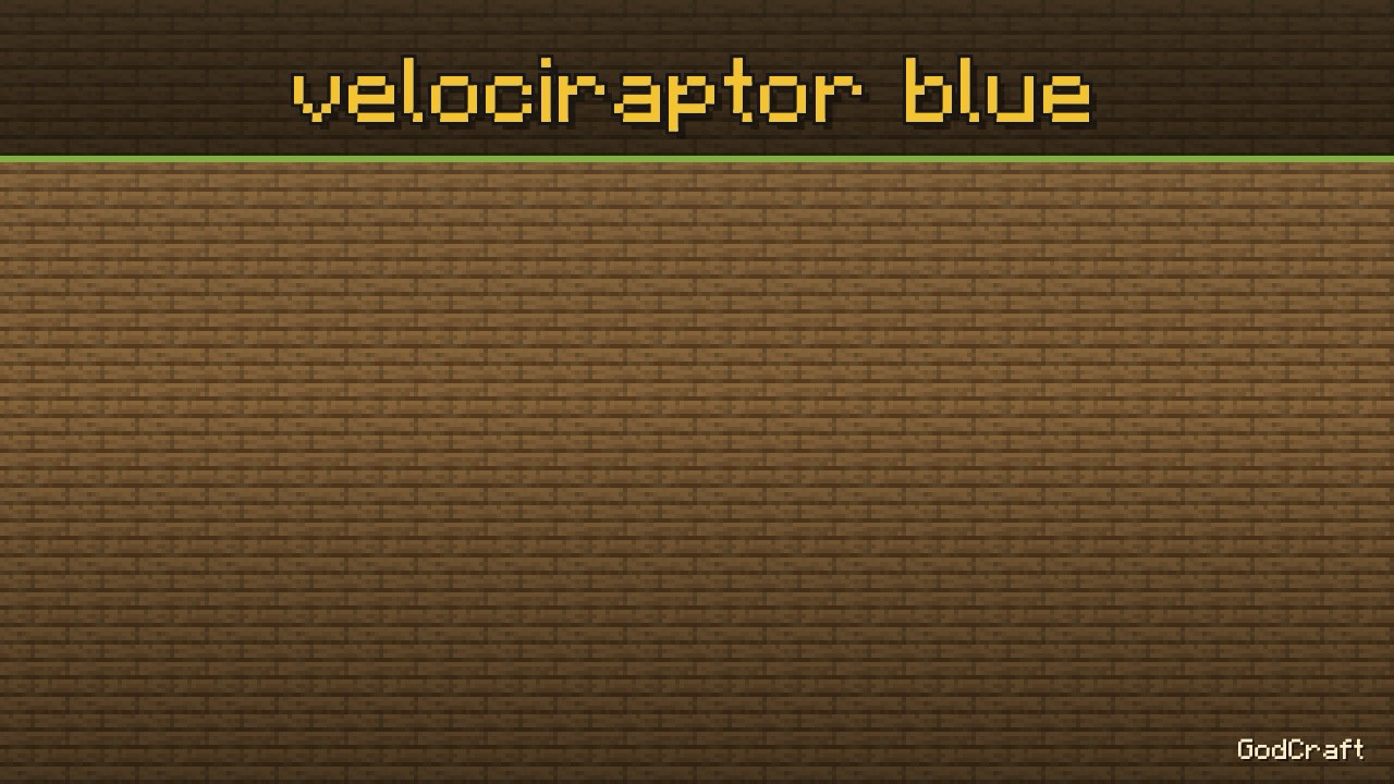 velociraptor blue