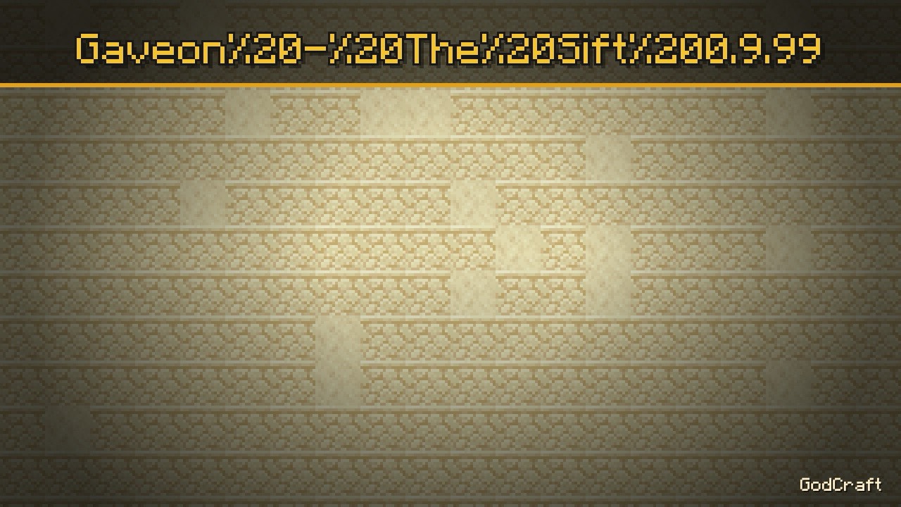 Gaveon - The Sift 0.9.99