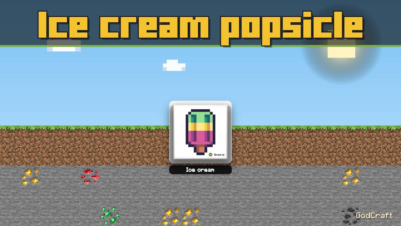 Ice cream popsicle