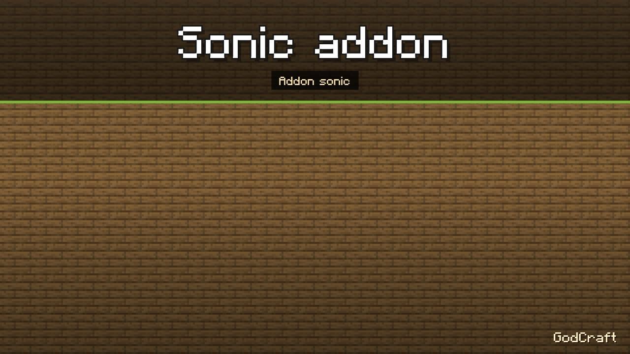 Sonic addon