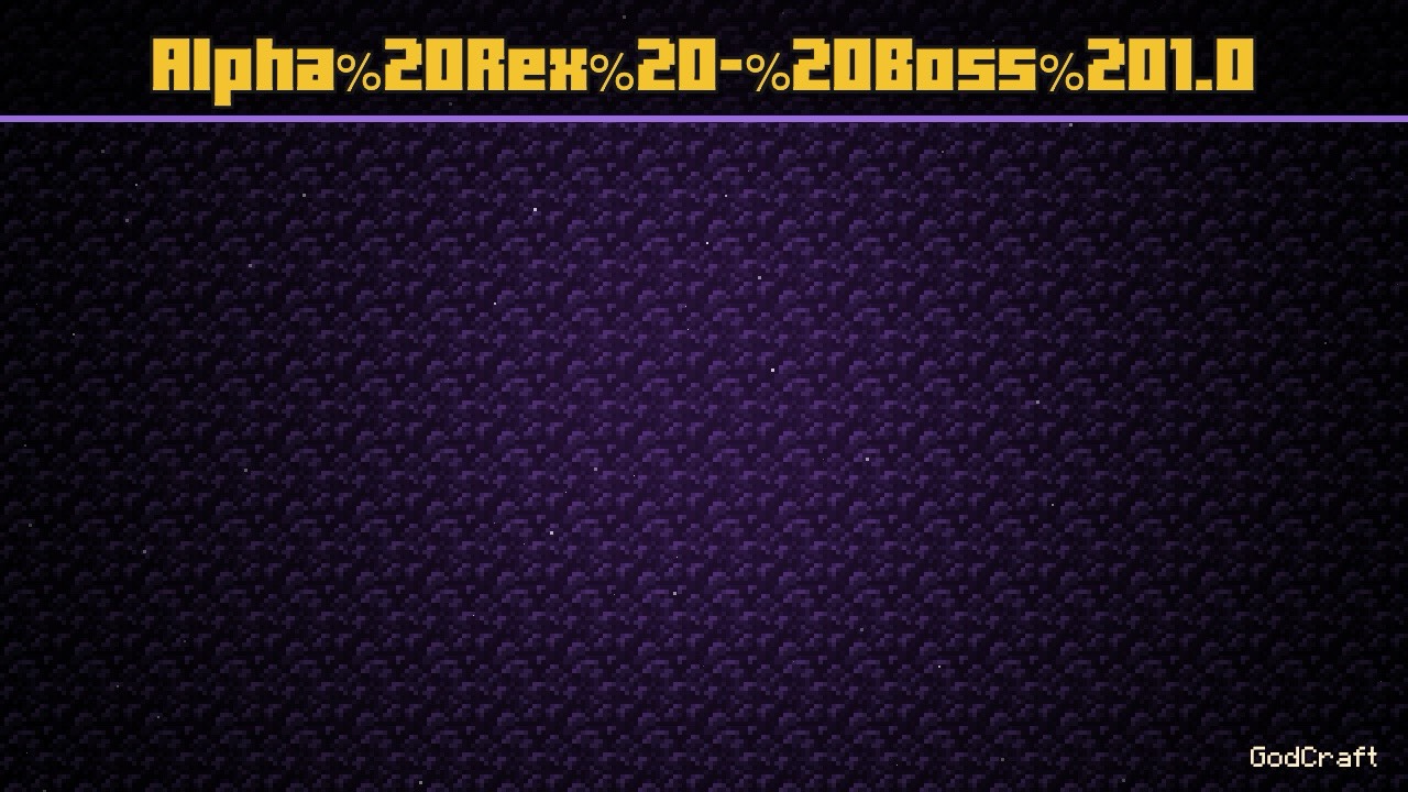 Alpha Rex - Boss 1.0