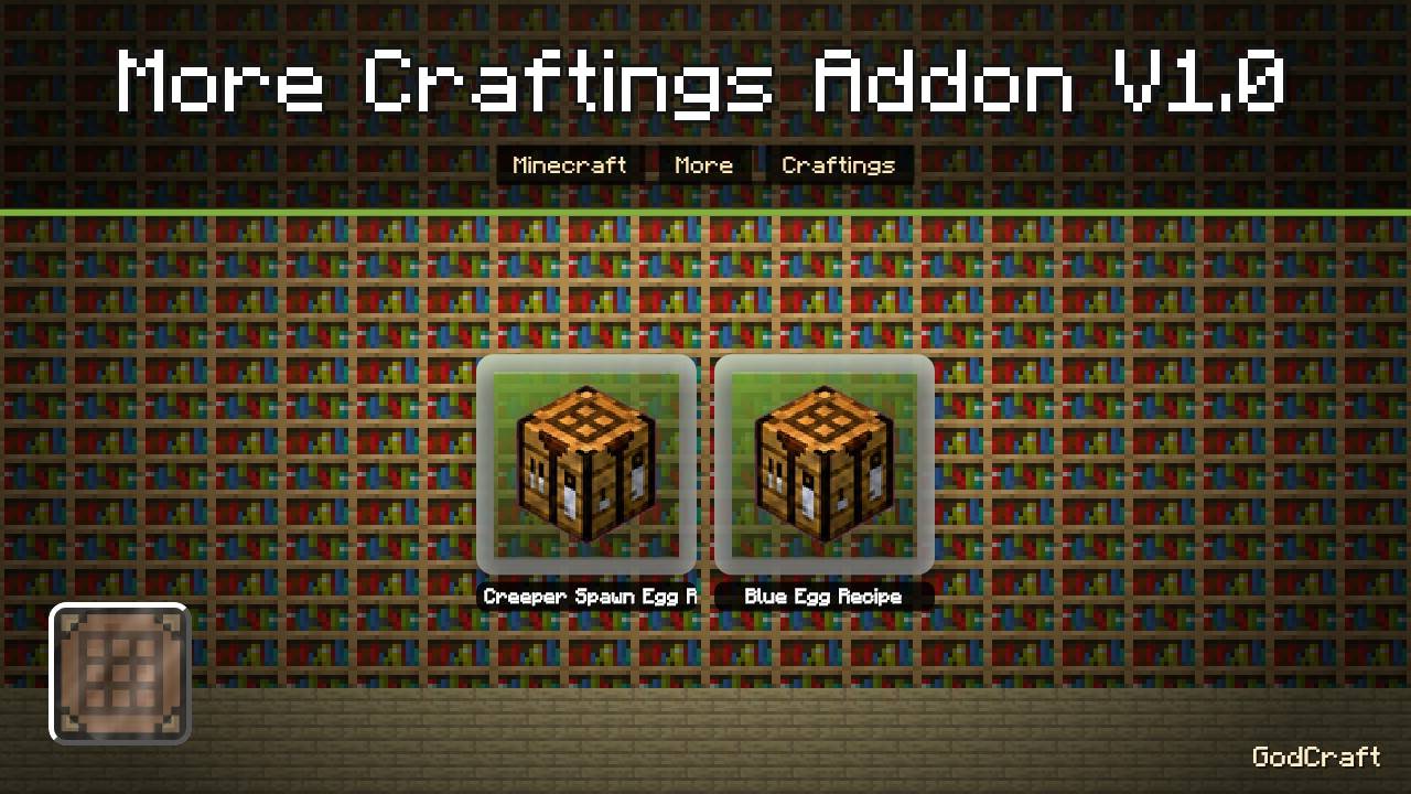 §3§o§nMore Craftings Addon V1.0