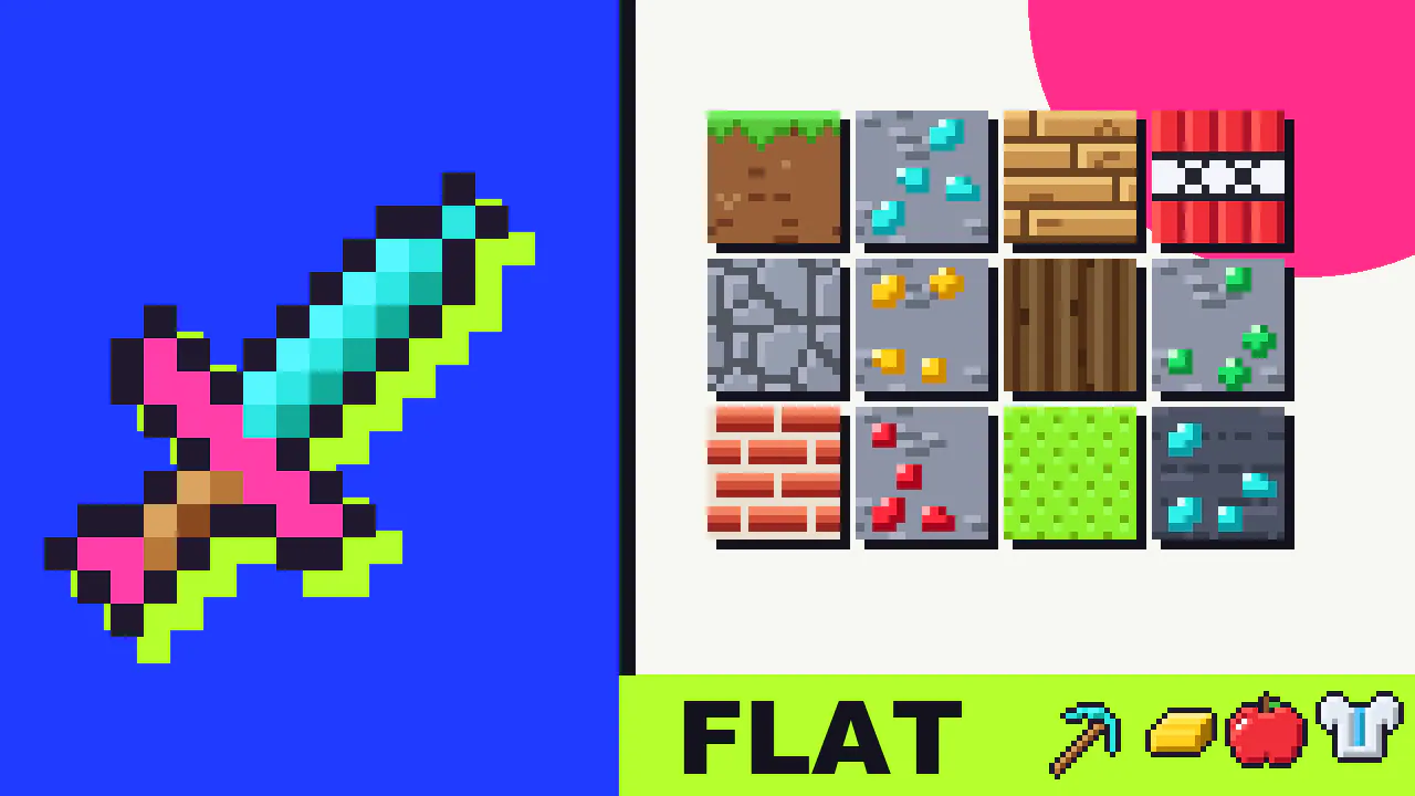 Bright Flat: Clean PvP 16x